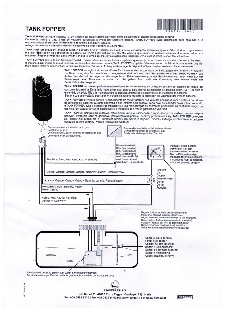 LandiRenzo Tank Fopper