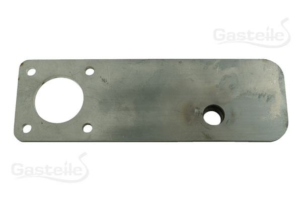 Edelstahlhalter für HK-Betankung an der AHK (Ram 1500)