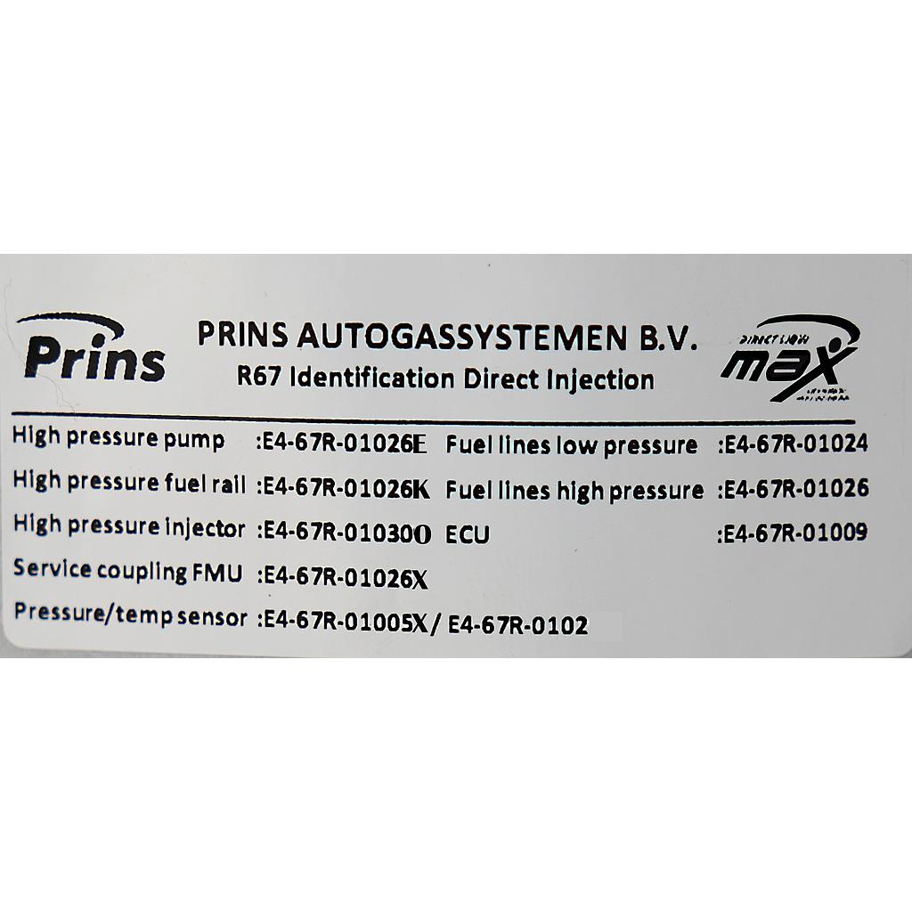 Prins DLM Gen3 67R-Aufkleber