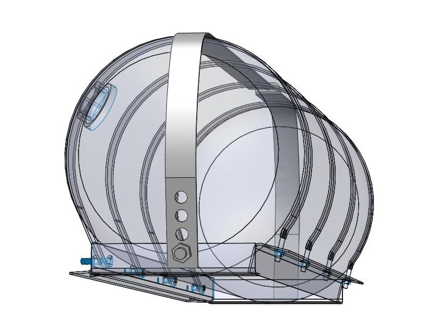 GZWM Rahmen 315x 562 40L mit Bändern