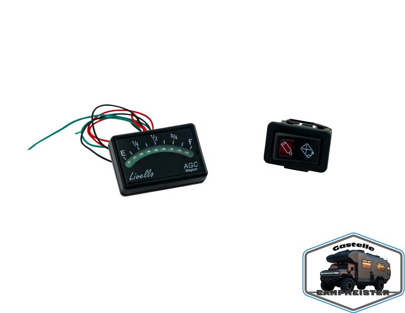 Livello Füllstandsanzeige für Brenngastanks (9 LEDS)
