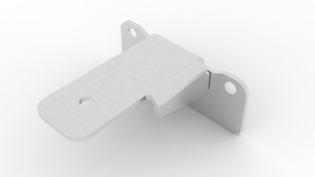 Edelstahlhalter für Tank RAM 1500 2025 Rückseite