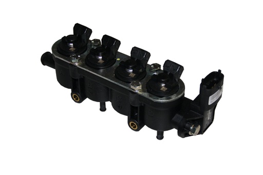 LandiRenzo MED Rail 3 Zylinder inkl. Bosch-Sensor GI25-20 (Grau)