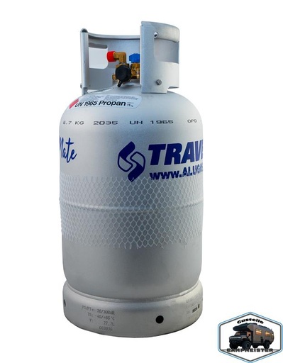 [ALU27DE] Alugas LPG-Tankflasche 27L/11kg Gasflaschen mit Multiventil (DE)